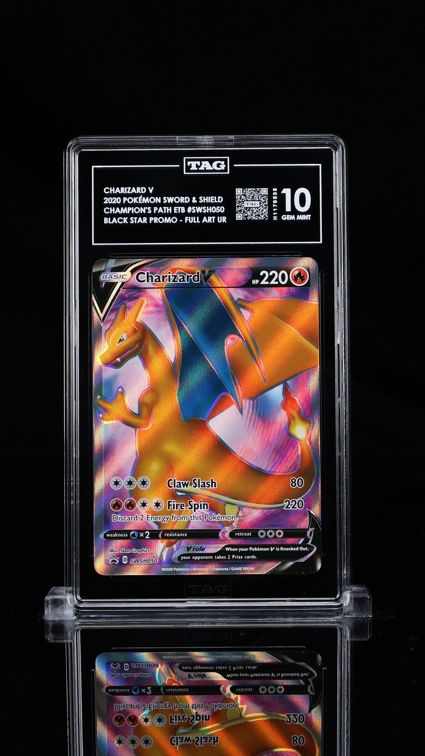 Charizard V - #SWSH050 - Pokemon Promo - TAG 10