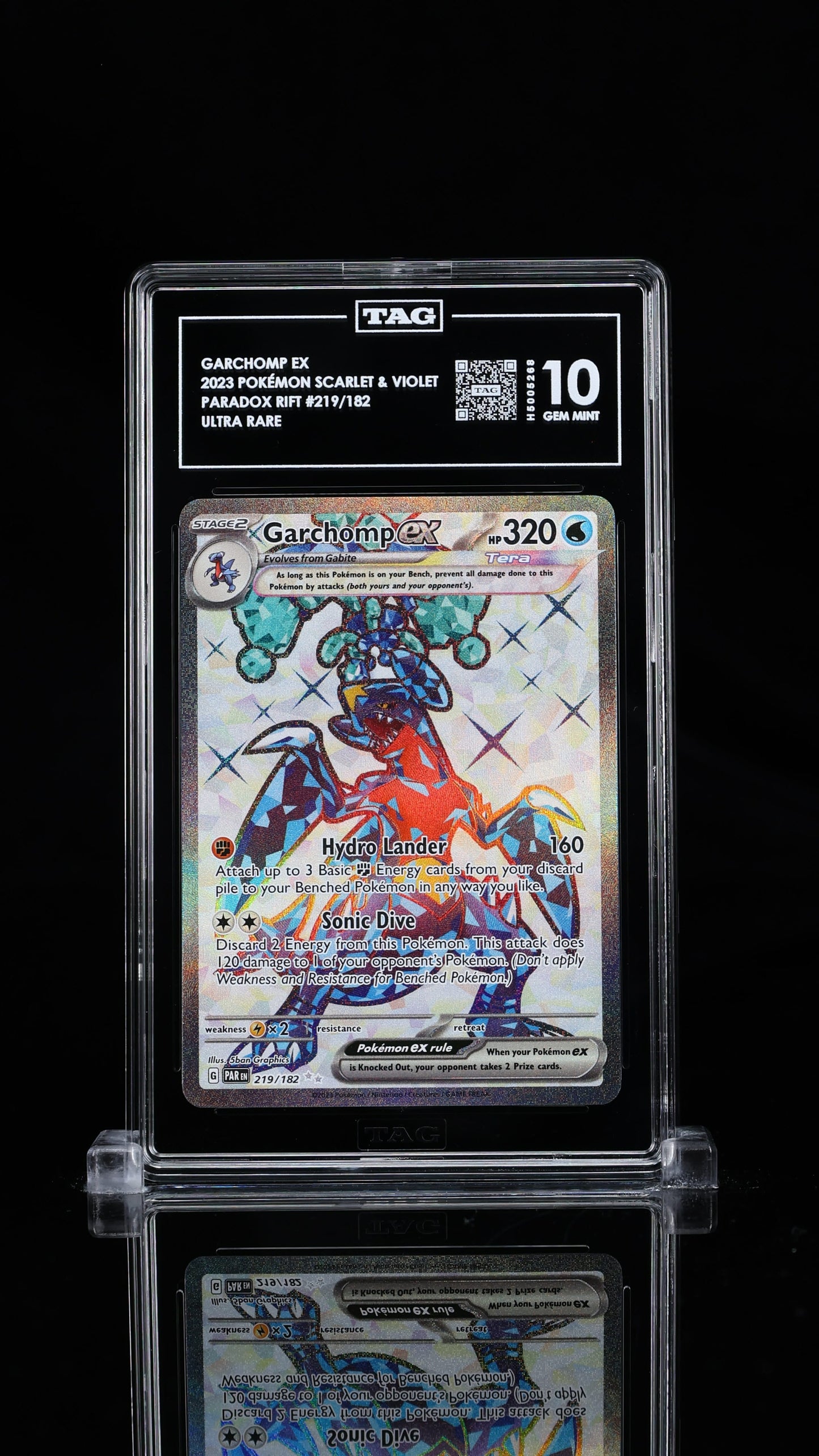 Garchomp Ex - #219 - Scarlet & Violet TAG 10