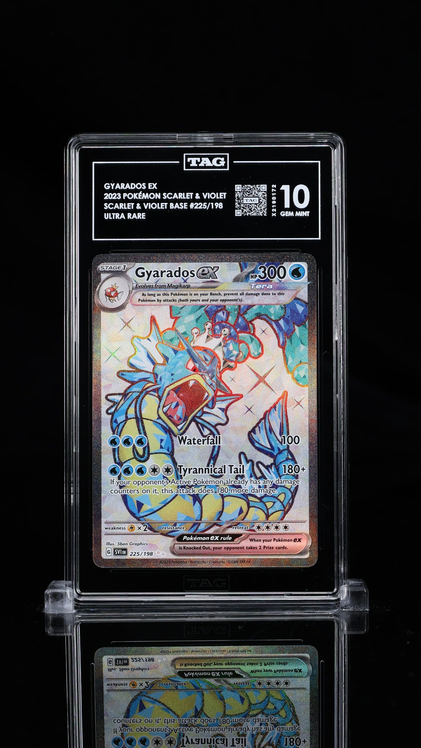 Gyarados ex 2023 #225 Scarlet &; Violet - TAG 10